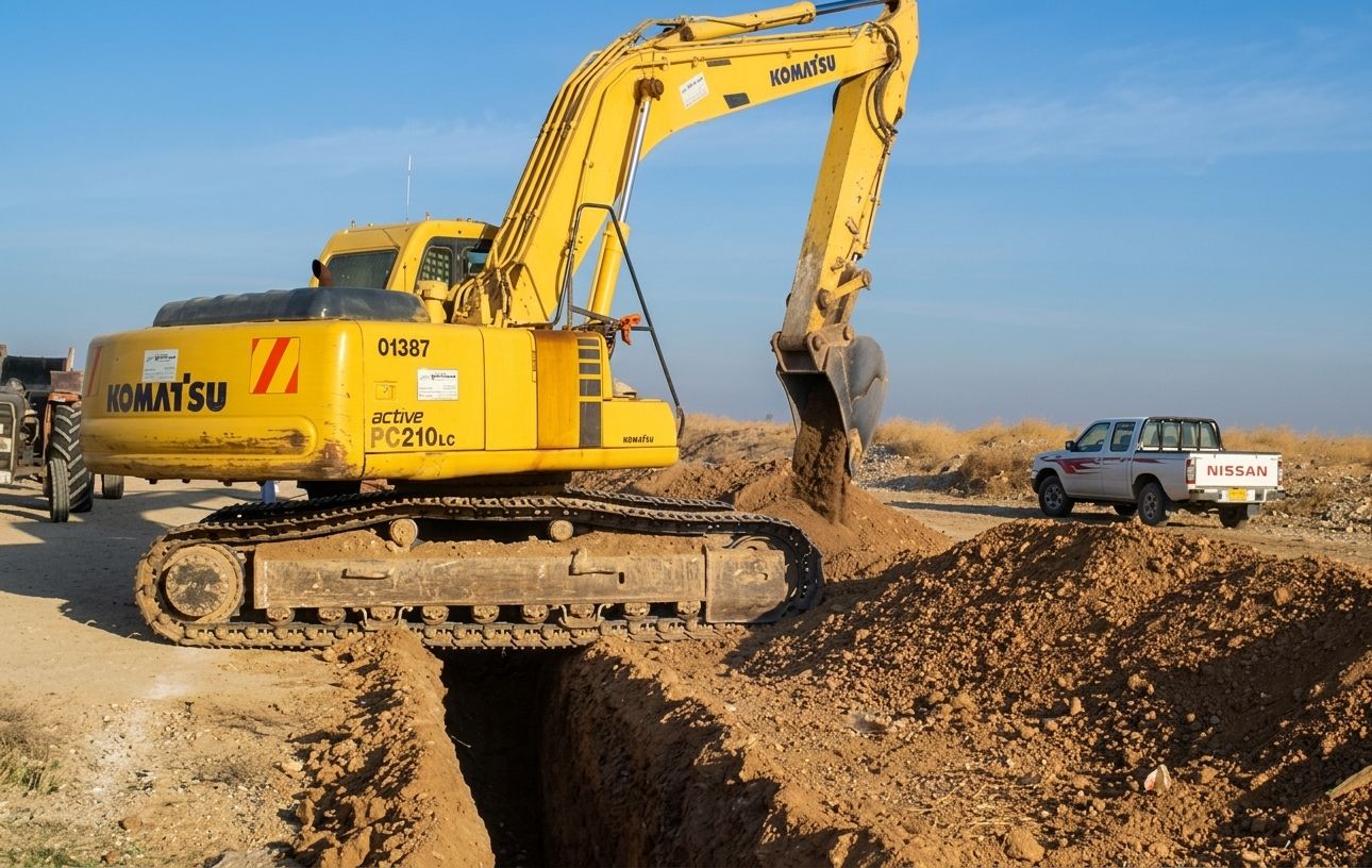 Kirkuk and Erbil Fiber Optic Line Installation